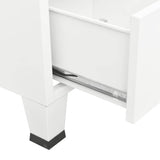 Industrial Wardrobe White 67x35x107 cm Steel 339611