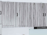 Wall Cabinet LUCCA Grey Sonoma 50 x 31 x 100 cm Engineered Wood 885131