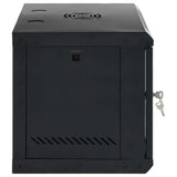 Network Cabinet with Storage Black 53 x 45 x 45 cm Steel 42017651