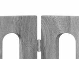 Folding Pet Fence 2 pcs Grey Sonoma 100.5 x 38 x 70 cm 8005965