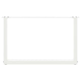 Coffee Table Legs U-Shaped 2 pcs White 70x cm Steel 4013165