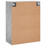 Wall Mounted Cabinets 2 pcs Concrete Grey Engineered Wood 3197893