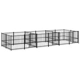Outdoor Dog Kennel Steel 11.26 m 3124665