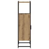 Bathroom Cabinet Artisan Oak 33x33x120.5 cm Engineered Wood 857707