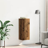 Wall Mounted Cabinet Old Wood 34.5 x 34 x 90 cm Engineered Wood 882613