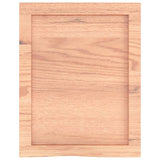 Bathroom Countertop Light Brown 40x50x cm Treated Solid Wood 3156096