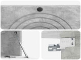 Wall-Mounted TV Cabinet Concrete Grey 98 x 31 x 30 cm 898218