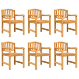 7 Piece Garden Dining Set Solid Wood Teak 3157928