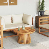 Side Table Brown 70 x 70 x 40 cm Solid Teak Wood 42006350