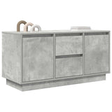 TV Cabinet with LED Lights Concrete Grey 100x41x50 cm 861412