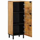 Highboard Brown 40x33x110 cm Solid Wood Mango 4017749