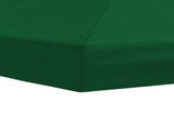 Gazebo Canopy Cover 6 x 3 m Green Polyester 190 900402