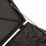 Cushion Box with Storage Black 50 x 50 x 50 cm Poly Rattan 365408