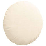 Seat Cushions 2 pcs Cream 80 cm Corduroy Fabric 42014262