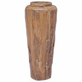 285209 Decoration Vase 40x100 cm Solid Teak Wood