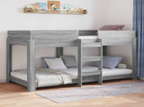 Bunk Bed for Kids Grey Sonoma 80 x 200 cm Engineered Wood 3410528