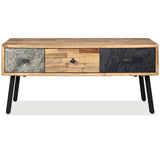 Coffee Table Solid Reclaimed Teak 90x65x40 cm 245404