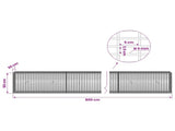 Gabion with 5 mm Wire and 5x2.5 cm Mesh 800x30x50 cm 3463666