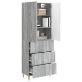 Cabinet Set 2 pcs 66 x 34.5 x 90 cm Engineered Wood 3416562