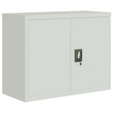 File Cabinet Light Grey 90x40x110 cm Steel 3188316