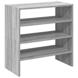 Shoe Racks 2 pcs Stackable Grey Sonoma 60x30x30.5 cm 858868
