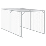 Chicken Cage with Run Anthracite 110x1221x110 cm Galvanised Steel 3189093