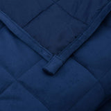 Weighted Blanket Blue 150x200 cm 7 kg Fabric 350792