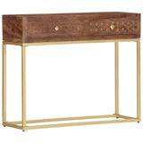 Console Table 90x30x75 cm Solid Mango Wood 286555