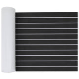 Boat Mat Striped Dark Grey and White 240 x 60 cm EVA 42046776