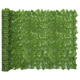 ZNTS Balcony Screen with Green Leaves 500x150 cm 315505