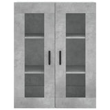 Highboard Concrete Grey 69.5x34x180 cm Engineered Wood 3198221