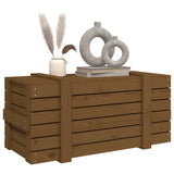 Storage Box Honey Brown 91x40.5x42 cm Solid Wood Pine 825001