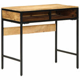 Writing Desk with Drawer Brown 80 x 50 x 75 cm Solid Mango Wood 374087