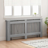 Radiator Cover Grey Sonoma 172 x 19 x 81.5 cm Engineered Wood 884073