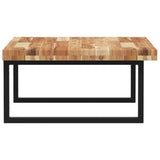 Basin Shelf Wall Mounted Steel and Solid Wood Acacia 3302937