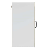Kitchen Wall Cabinet "Kalmar" High Gloss White Engineered Wood 853549