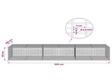 Gabion with 3.5 mm Wire and 5x2.5 cm Mesh 300x100x50 cm 3461928