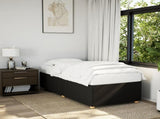 Bed Frame without Mattress Black 100x200 cm Fabric 3284710