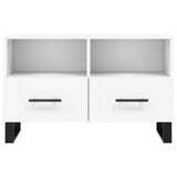 TV Cabinet White 80x36x50 cm Engineered Wood 828996