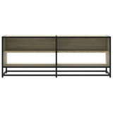 TV Cabinet Sonoma Oak 120.5x40x46 cm Engineered Wood and Metal 848890