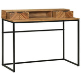 Computer Desk with Drawer with Storage Brown 110 x 50 x 87 cm 374113