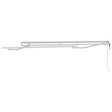 Awning Frame Retractable White 3.5 x 2 m Metal 42002550