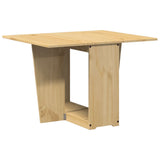 Butterfly Dining Table Foldable Corona Wax Brown Solid Wood Pine 4013433