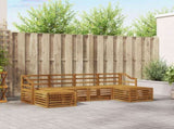 Sofa Sets 6 pcs Natural Solid Acacia Wood 3375264