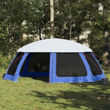 ZNTS Pool Tent with Removable Fly & Mesh Walls Azure Blue 690x690 cm 4100640