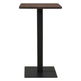 Bistro Table Dark Ash 50x50x107 cm 321923