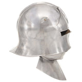 ZNTS Medieval Knight Helmet Antique Replica LARP Silver Steel 286220