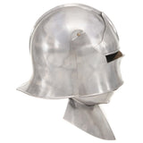 Medieval Knight Helmet Antique Replica LARP Silver Steel 286220