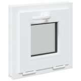 Tilt Basement Window RISOR 40 x 40 cm PVC and Clear Plain Glass 42047754