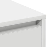 LED Sideboard White 90 x 32 x 75 cm Engineered Wood 869674